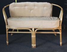153    Cane couch
THIS ITEM is SOLD 
If wanting a similar item, note the image number and use "Contact Us" link      $120