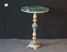   Marble and brass wine table    $90