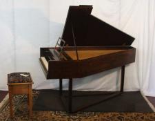 330    Harpsichord. American kit set from New York . Made in early 1960.
We have had it professionally serviced and tuned     $900