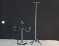 244    Wrought iron candlesticks
Priced separately     $25