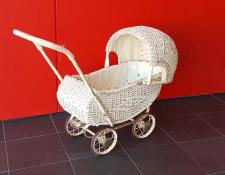 382    Cane Dolls Pram   $250